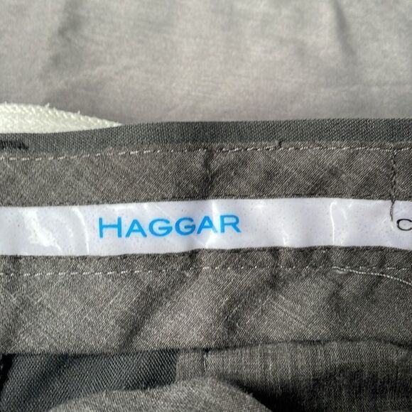 Haggard cool 18 Pro dark grey dress pants hidden elastic waist 36”w 32” inseam - Picture 4 of 8